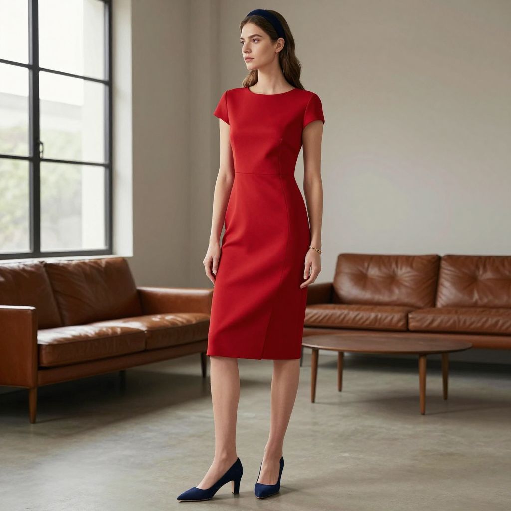 Navy suede refinement