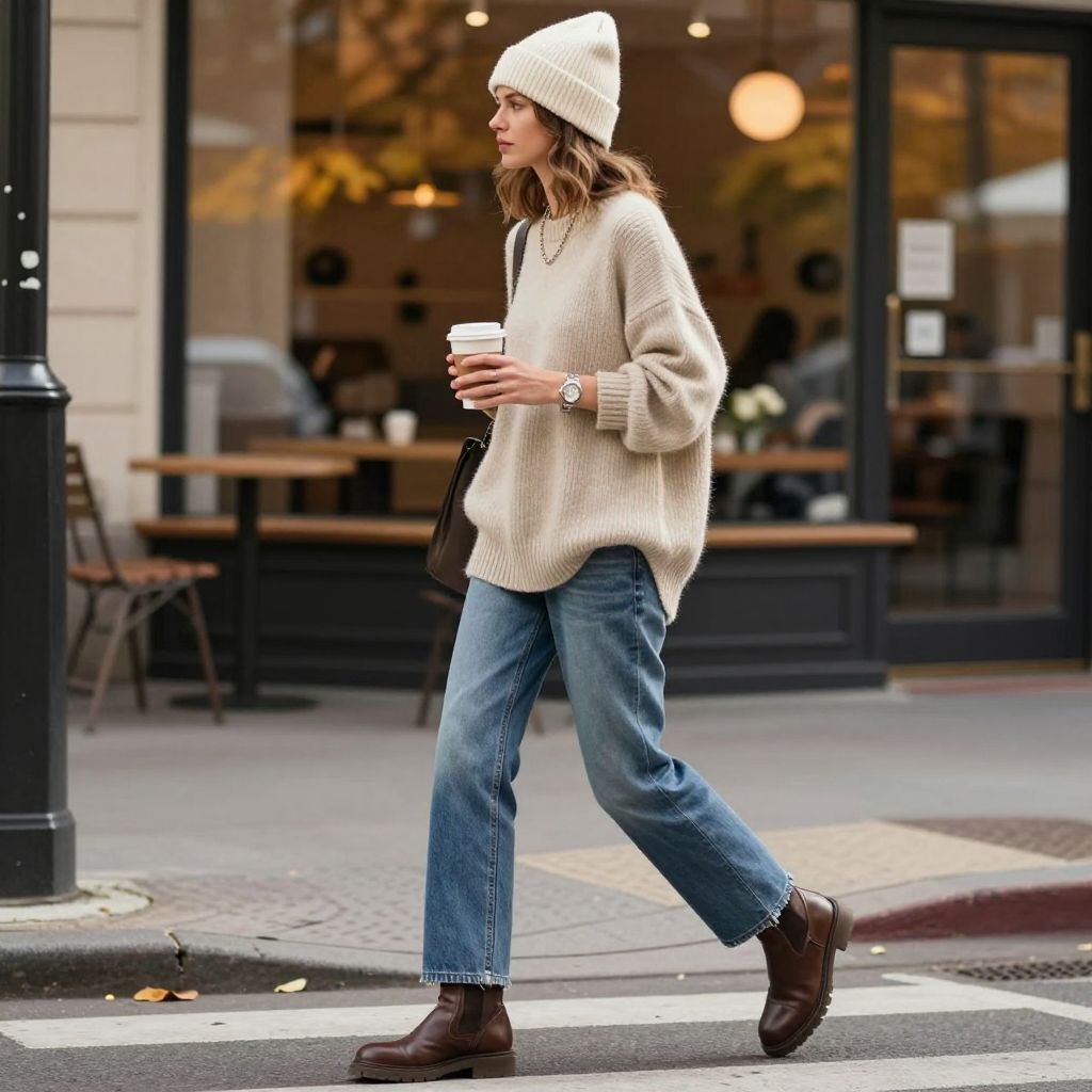 Coffee Run Oversize Knit
