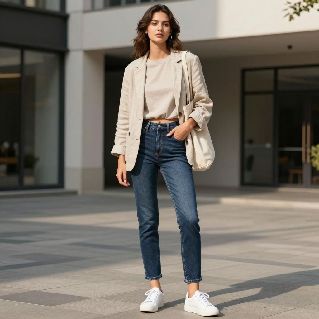 Classic White Sneaker Comfort