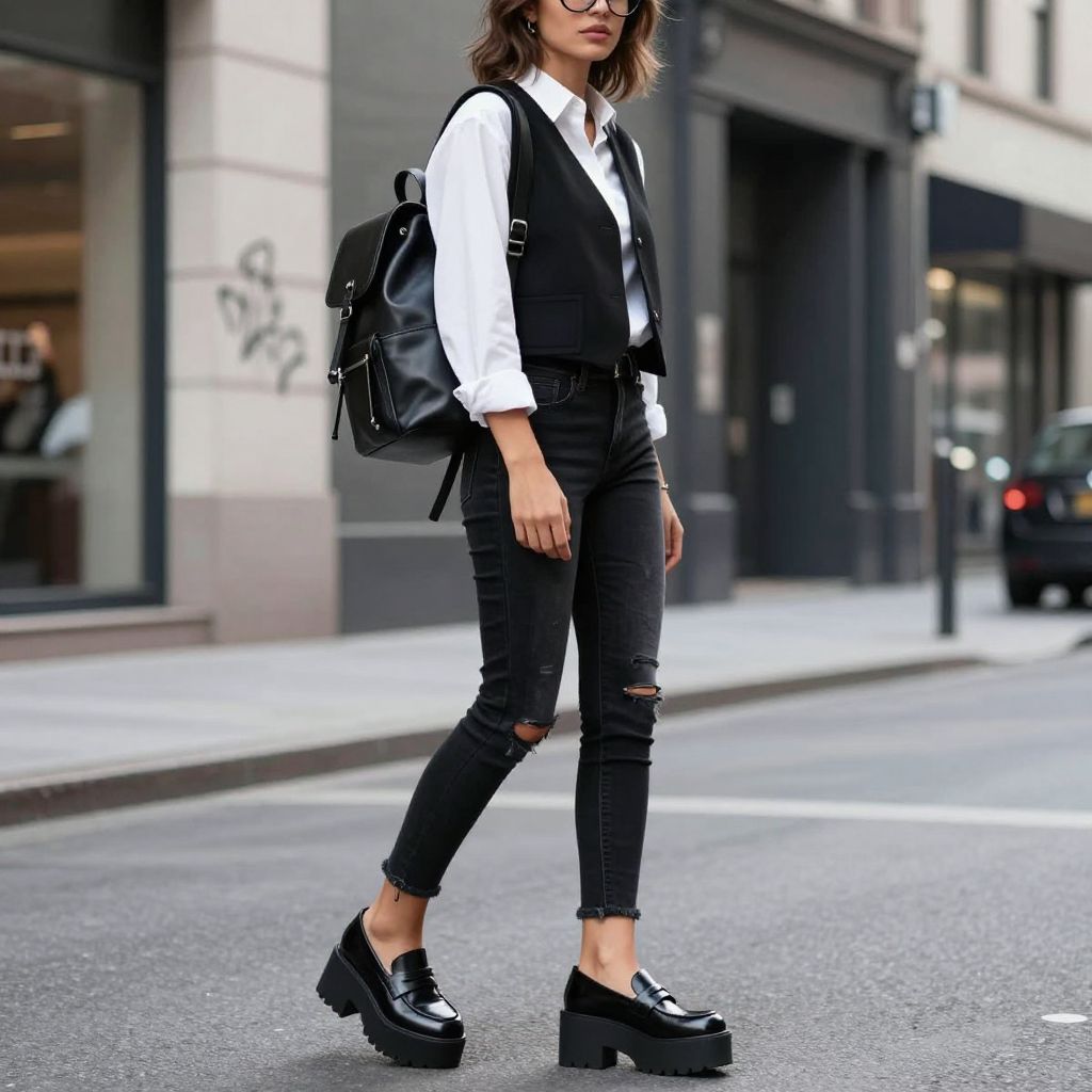 Chunky Platform Loafer Edge