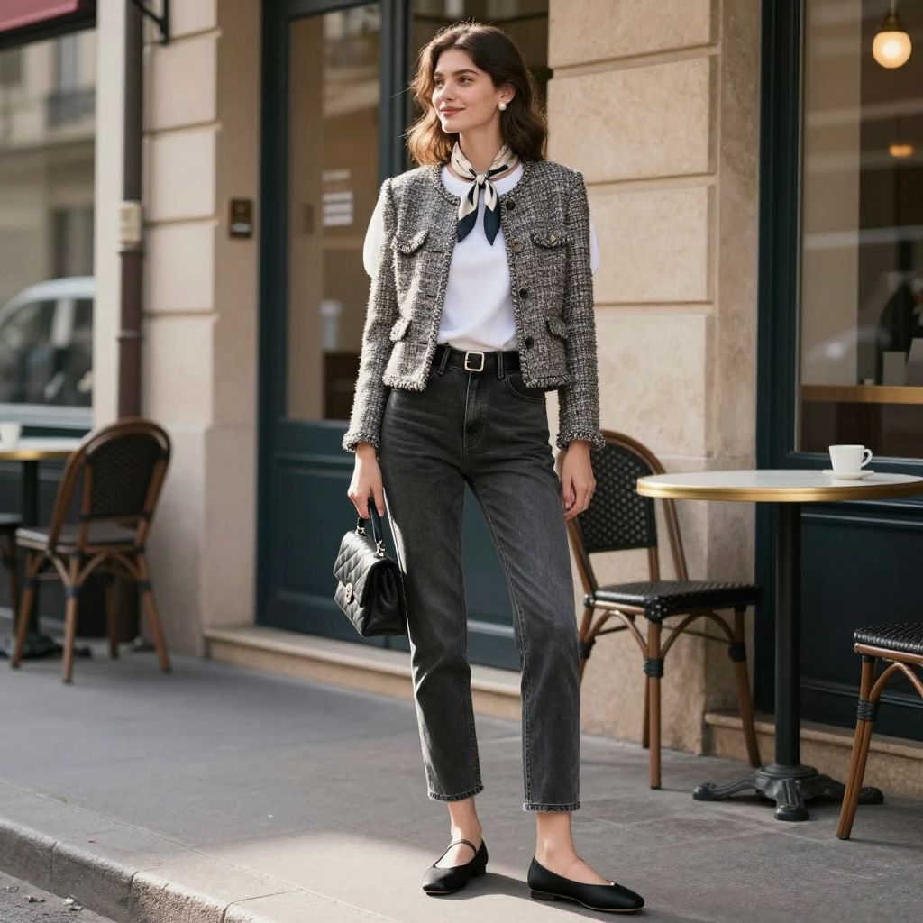 Ballet flats with jeans