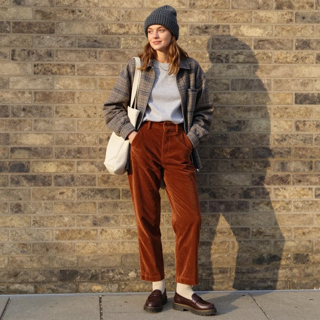 Lug sole loafers chilly errands outfit