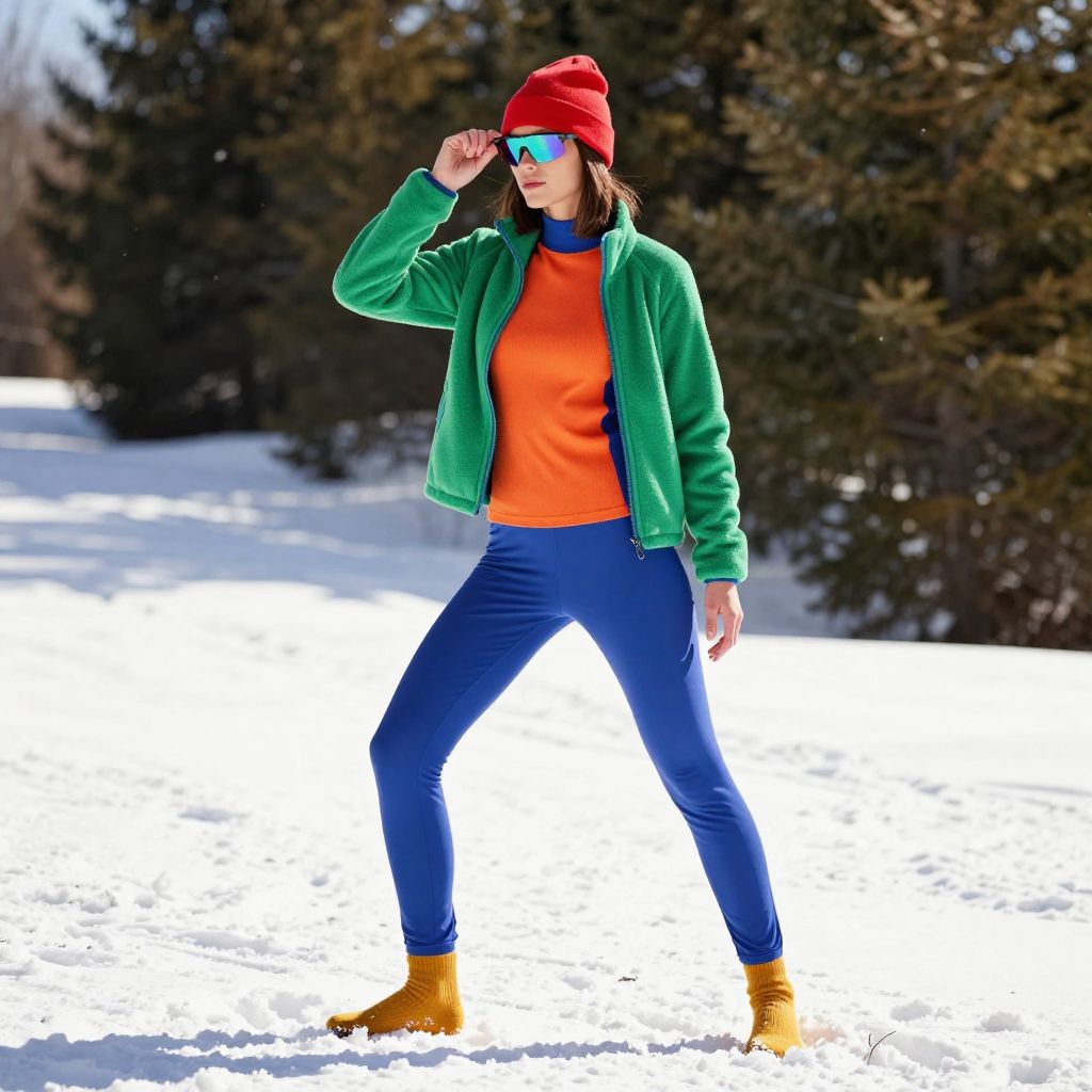 Cozy Color Block Base Party outfit