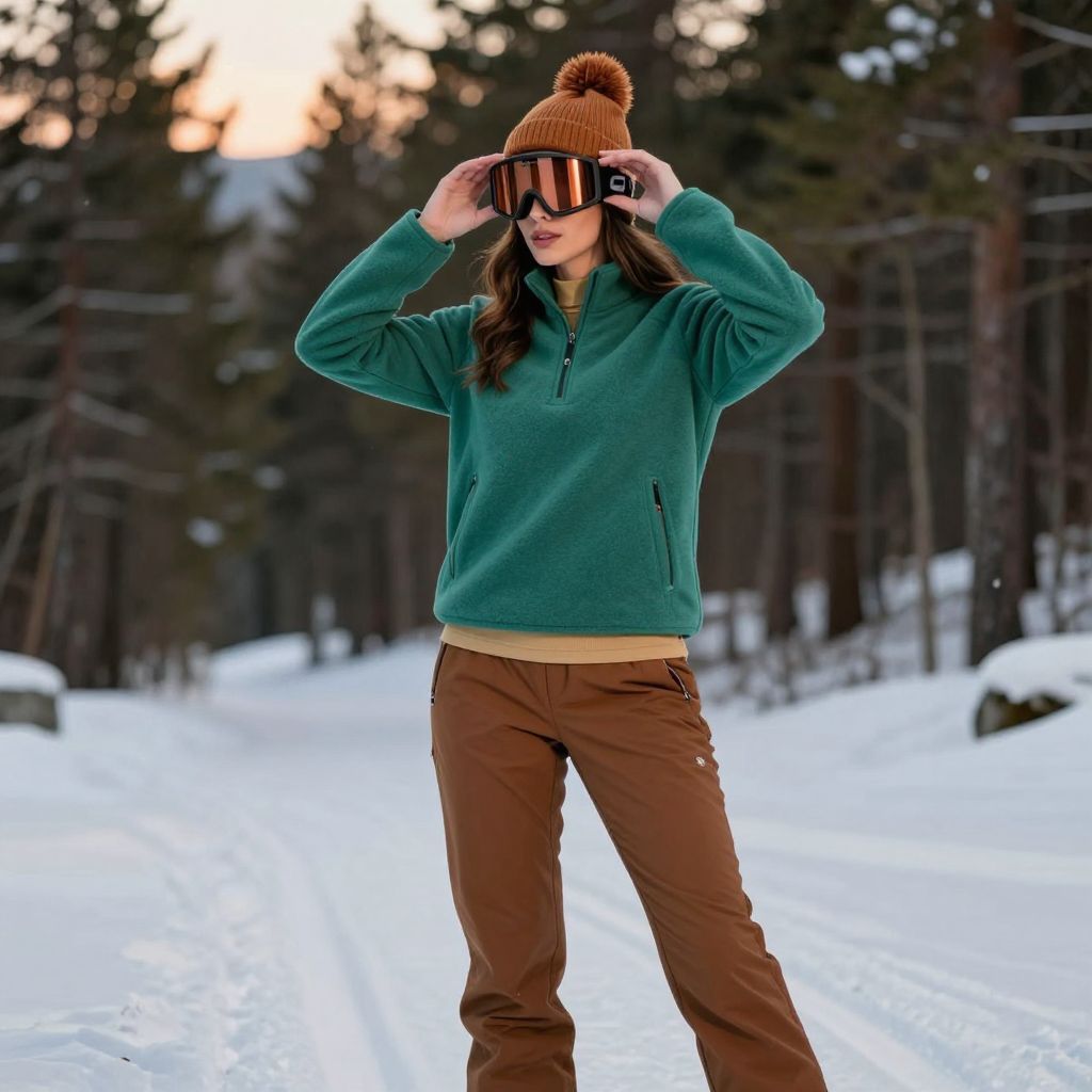 Forest Tones and Fleece Harmony outfit