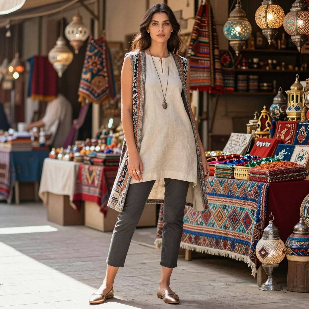Souk Layer Play outfit in Egypt