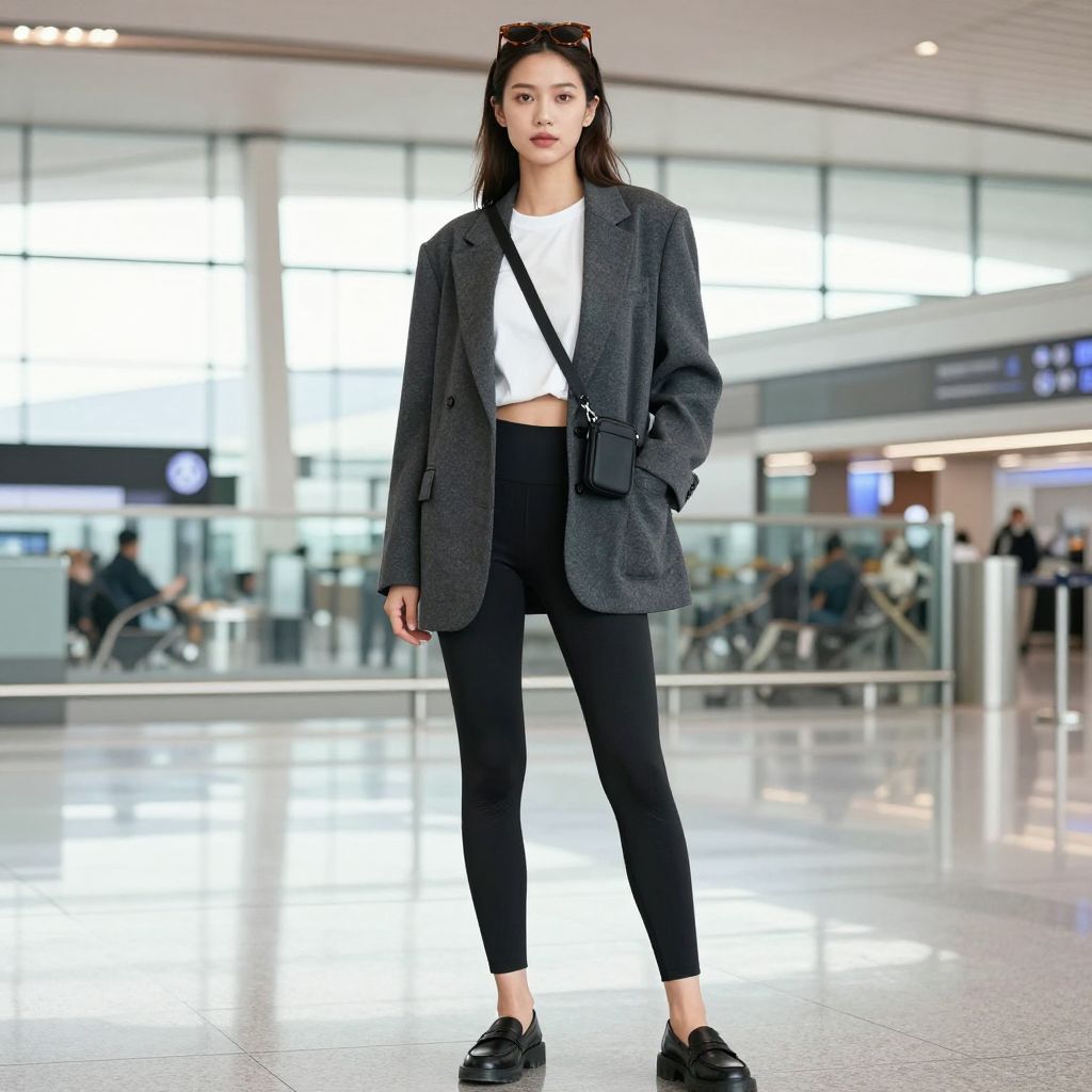 Oversize Blazer and Leggings