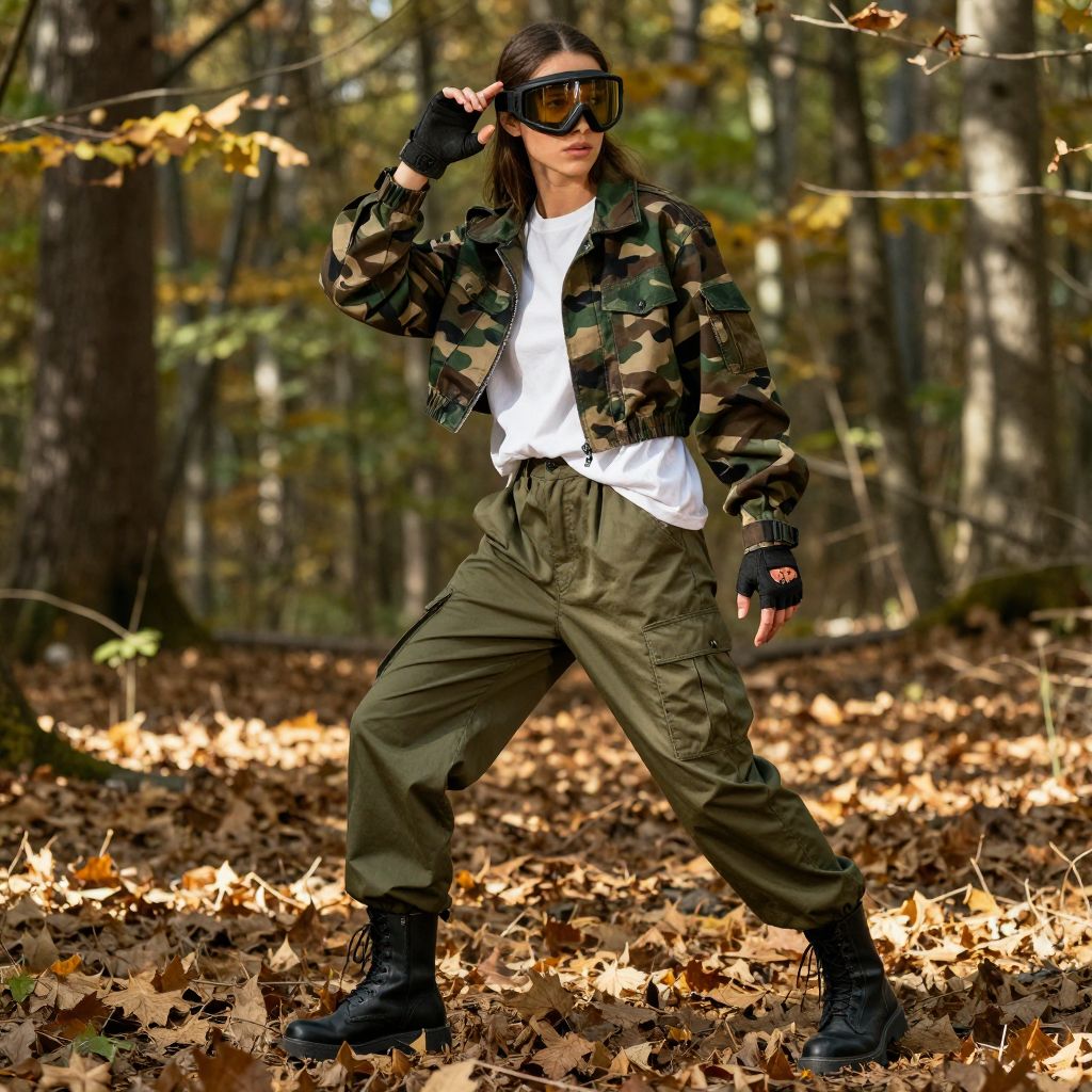 Camo Utility Combo Paintball Outfit