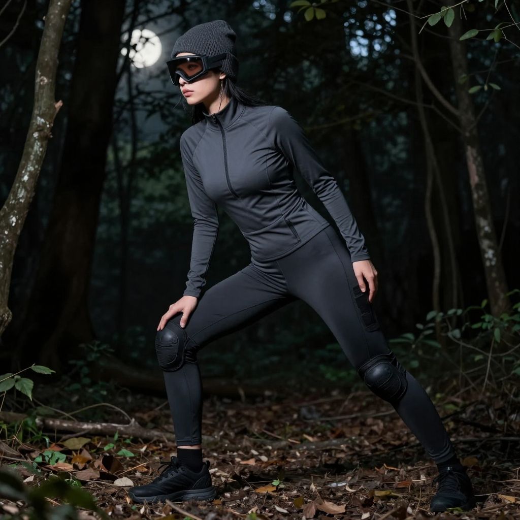 Monochrome Stealth Set Paintball Outfit