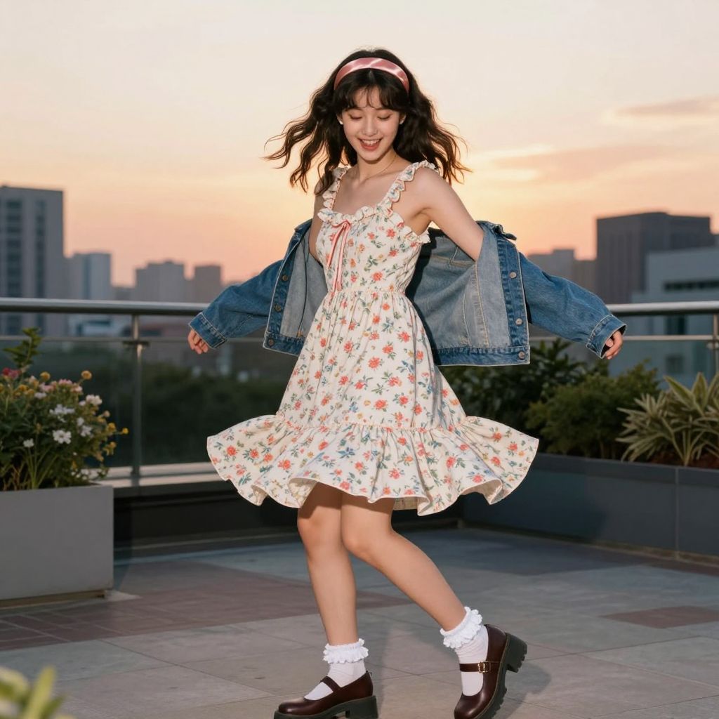 Floral Babydoll Dress