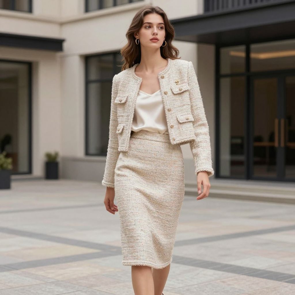 Midi Skirt Suiting Set