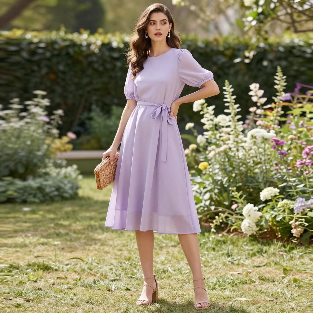 Pastel Midi Dress Magic