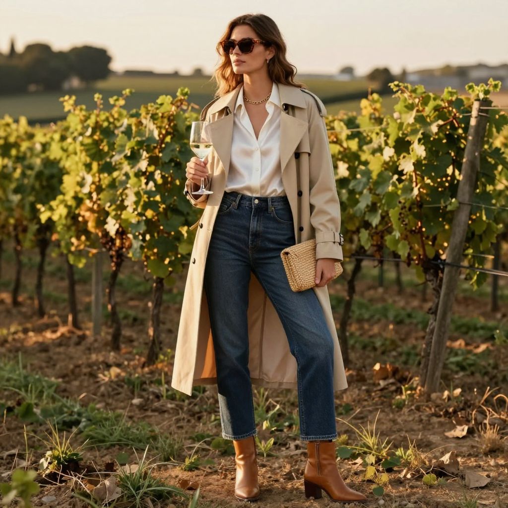 Wide Leg Trousers and Camisole