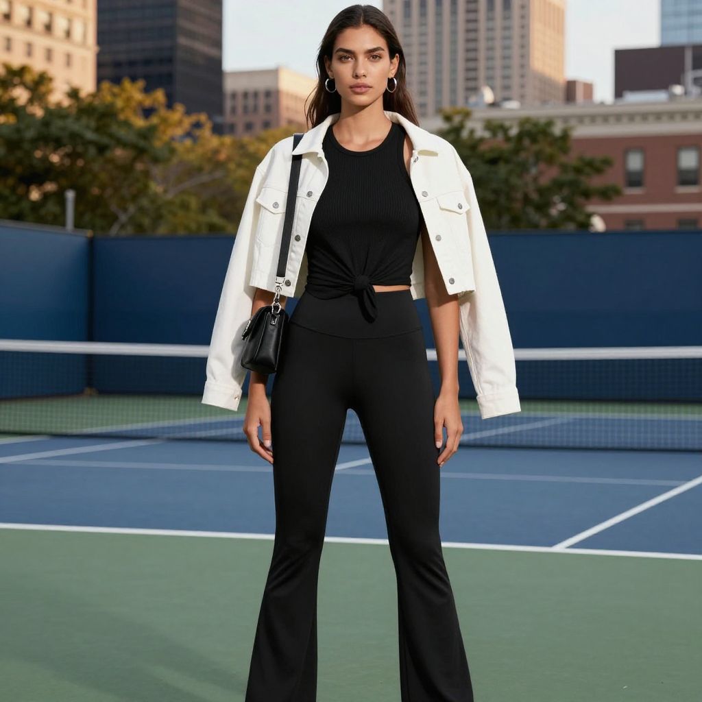 Monochrome Athleisure Luxe