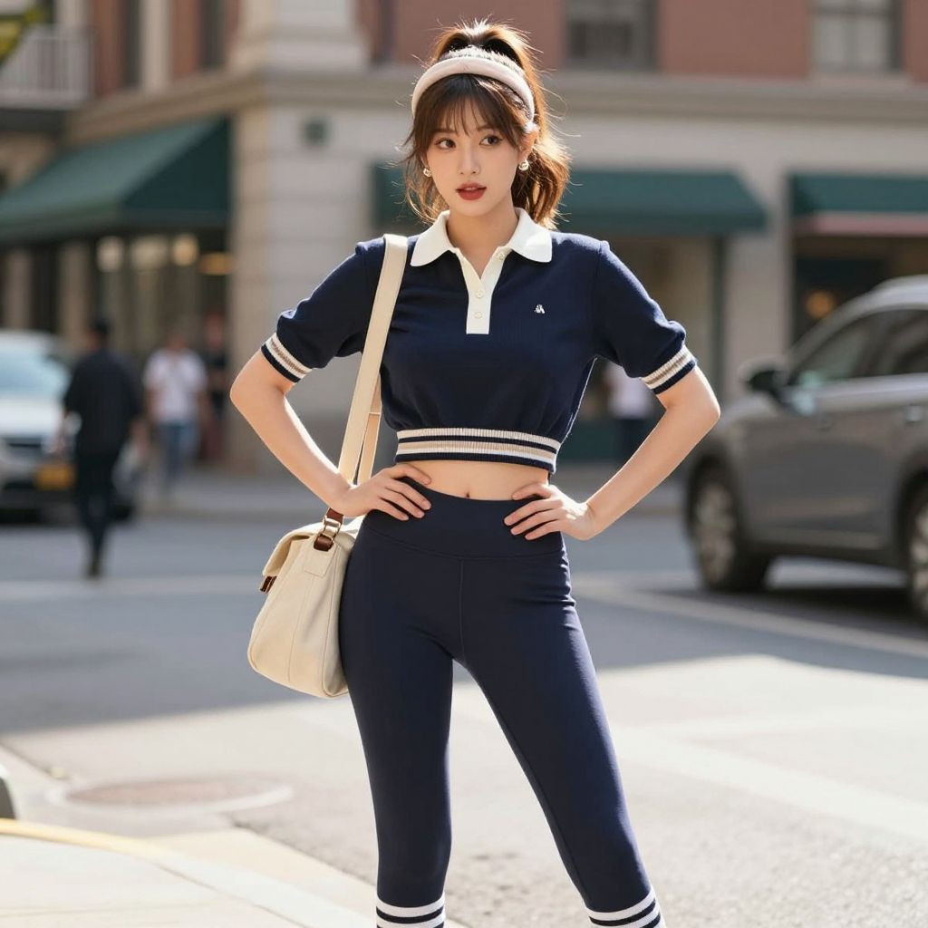 Athleisure Prep Mix yoga outfit