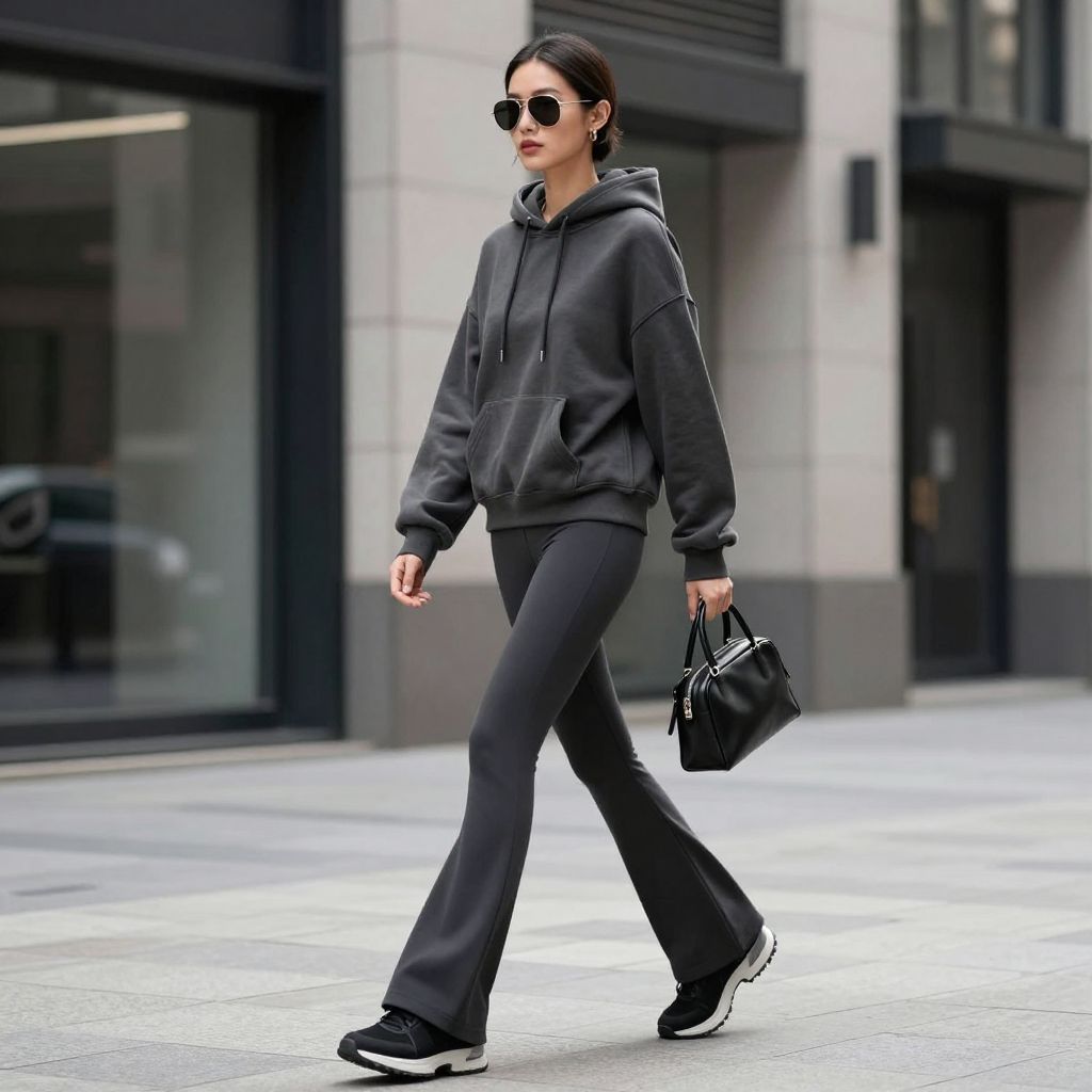 Monochrome Hoodie Set